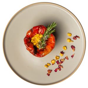 PIMIENTOS-RELLENOS-CON-CHOCLOS-SALTEADOS-CON-GHEE-Y-AZAFRÁN